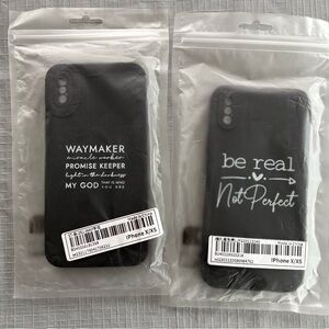 Black Phone Case for iPhone X/XS